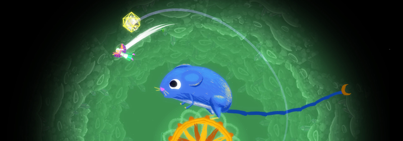 Illustration for article titled Gravity Ghost is a cosmic search for security and companionship